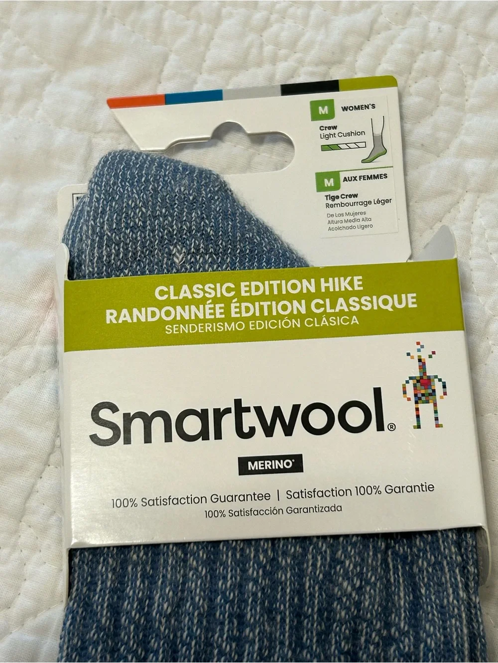 Smartwool Classic Edition Hike Socks - Heathered Blue